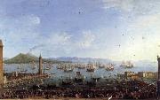 The Embarkation of Charles III in the Port of Naples Antonio Joli